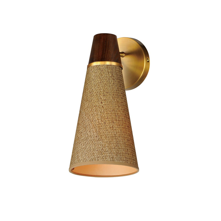 Maxim Sumatra 14480GCNAB Wall Sconce Light - Natural Aged Brass