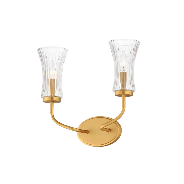 Maxim Camelot 16152CRNAB Wall Sconce Light - Natural Aged Brass