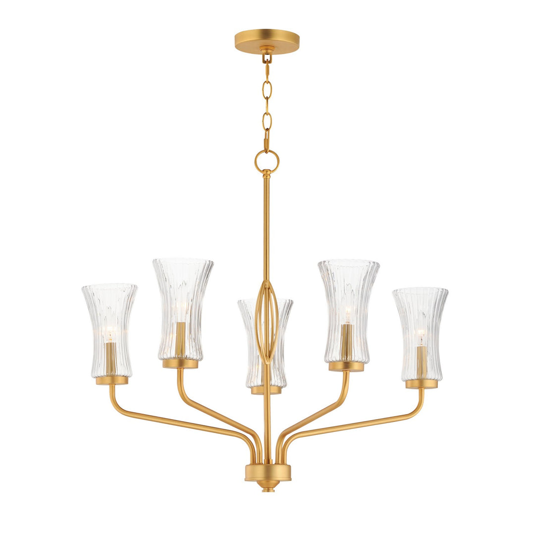 Maxim Camelot 16155CRNAB Chandelier Light - Natural Aged Brass