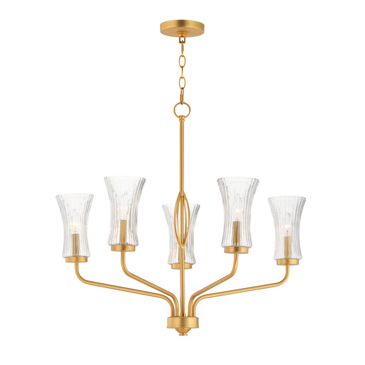 Maxim Camelot 16155CRNAB Chandelier Light - Natural Aged Brass