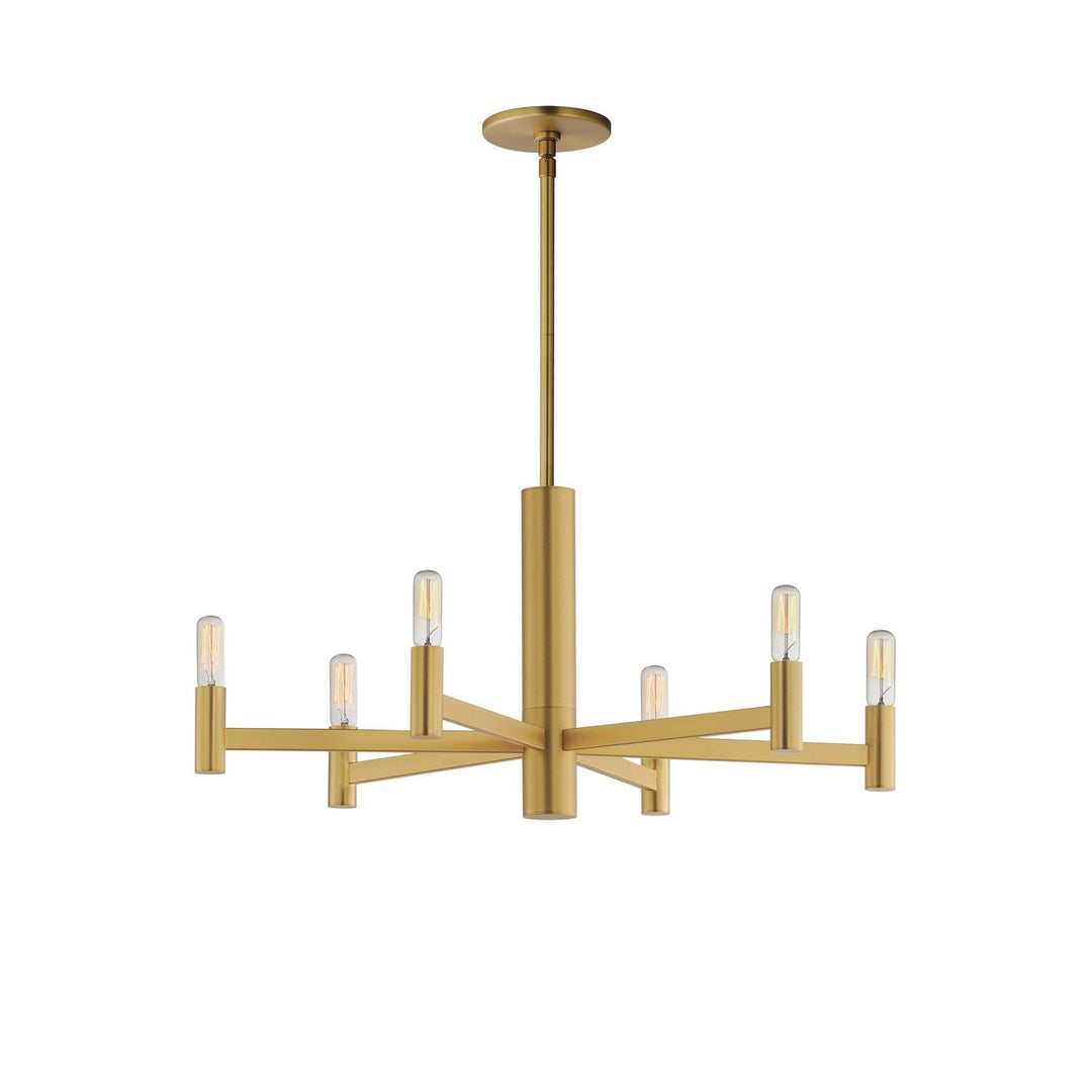 Maxim Emana 21366NAB Chandelier Light - Natural Aged Brass