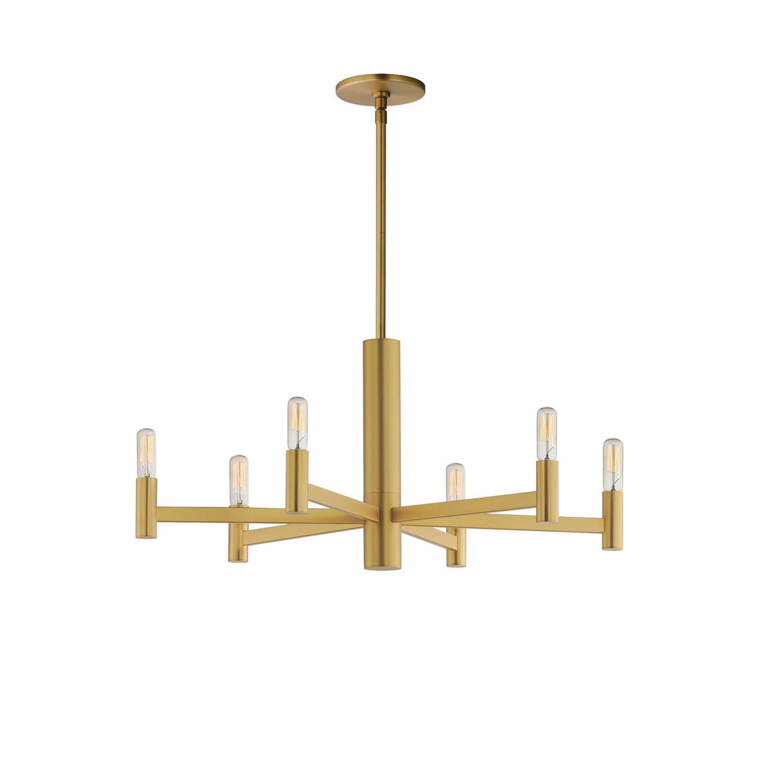 Maxim Emana 21366NAB Chandelier Light - Natural Aged Brass