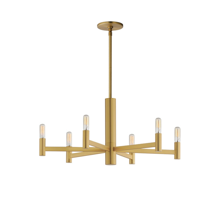 Maxim Emana 21366NAB Chandelier Light - Natural Aged Brass