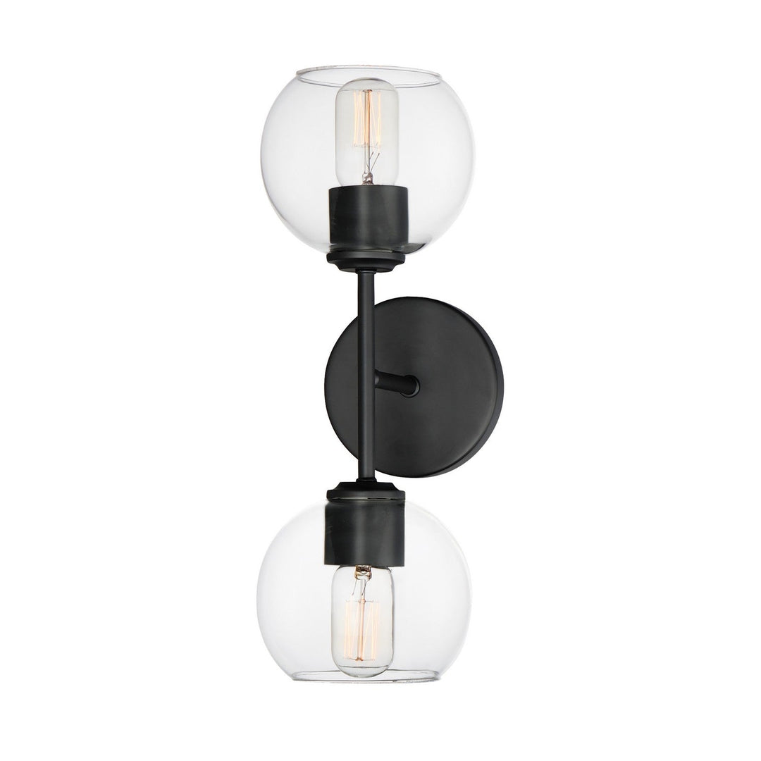 Maxim Knox 21632CLBK Wall Sconce Light - Black
