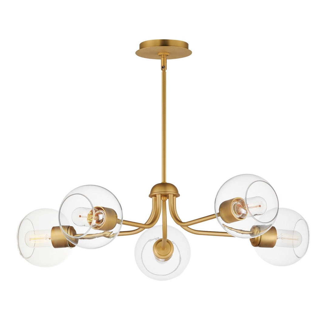 Maxim Knox 21635CLNAB Chandelier Light - Natural Aged Brass