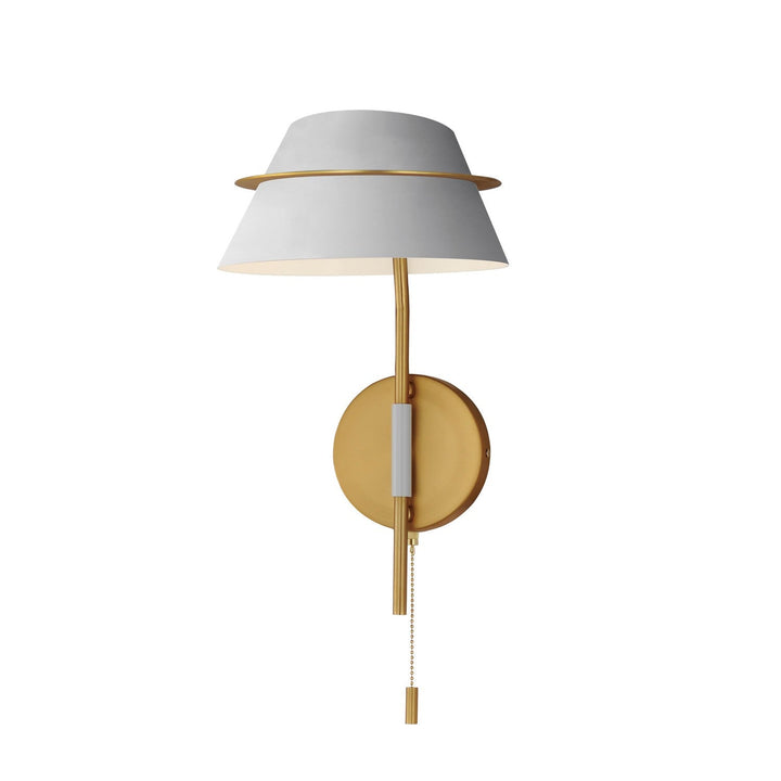 Maxim Lucas 25220LFGNAB Wall Sconce Light - Natural Aged Brass