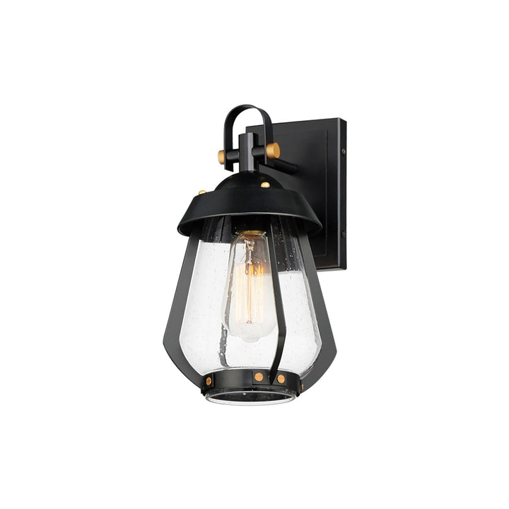 Maxim Lighting 30620CDBKAB  Mariner Outdoor Black / Antique Brass