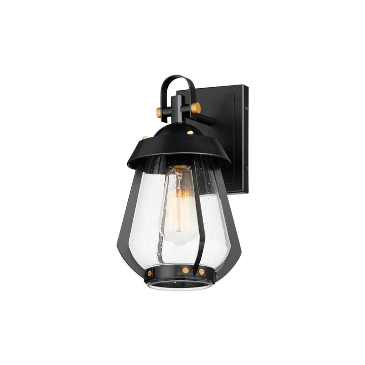 Maxim Lighting 30620CDBKAB  Mariner Outdoor Black / Antique Brass