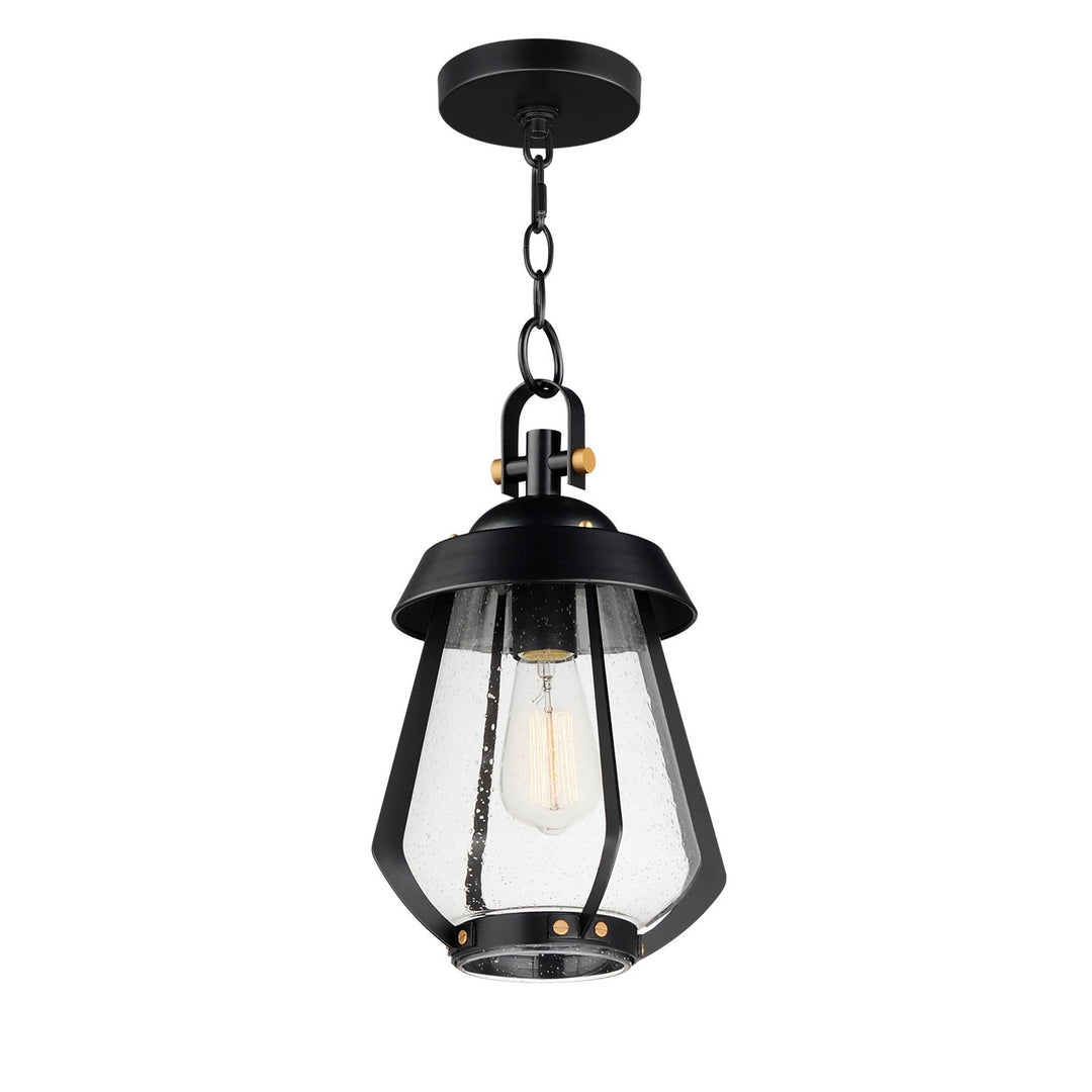 Maxim Lighting 30621CDBKAB  Mariner Outdoor Black / Antique Brass