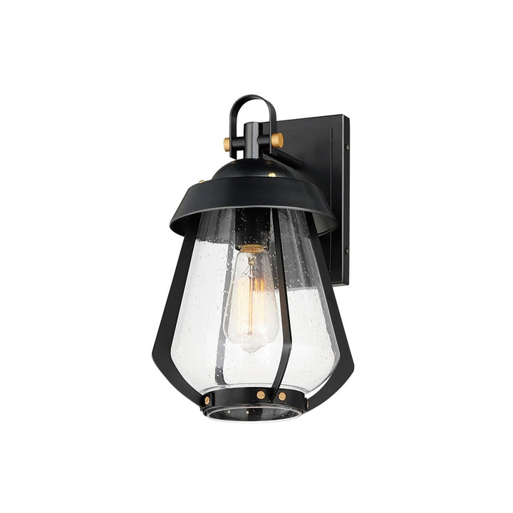 Maxim Lighting 30622CDBKAB  Mariner Outdoor Black / Antique Brass