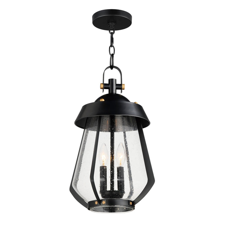 Maxim Lighting 30623CDBKAB  Mariner Outdoor Black / Antique Brass