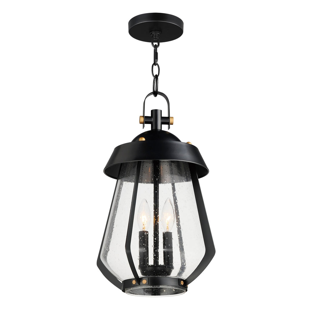 Maxim Lighting 30623CDBKAB  Mariner Outdoor Black / Antique Brass