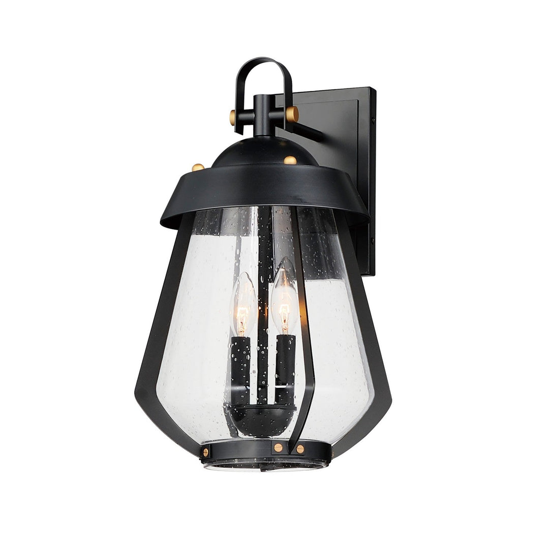Maxim Lighting 30624CDBKAB  Mariner Outdoor Black / Antique Brass