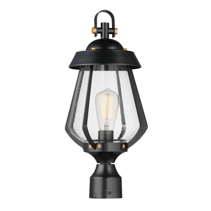 Maxim Lighting 30629CDBKAB  Mariner Outdoor Black / Antique Brass