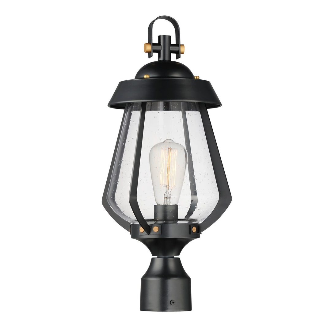 Maxim Lighting 30629CDBKAB  Mariner Outdoor Black / Antique Brass