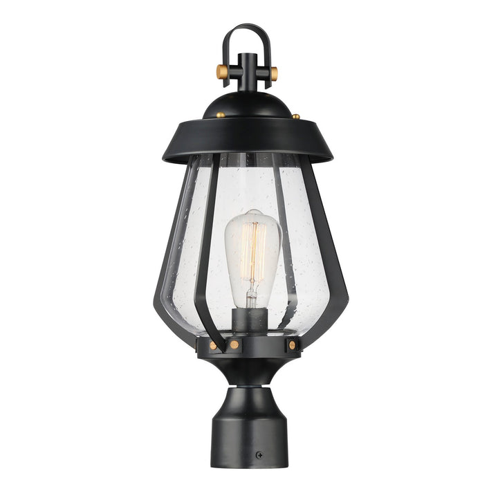 Maxim Lighting 30629CDBKAB  Mariner Outdoor Black / Antique Brass