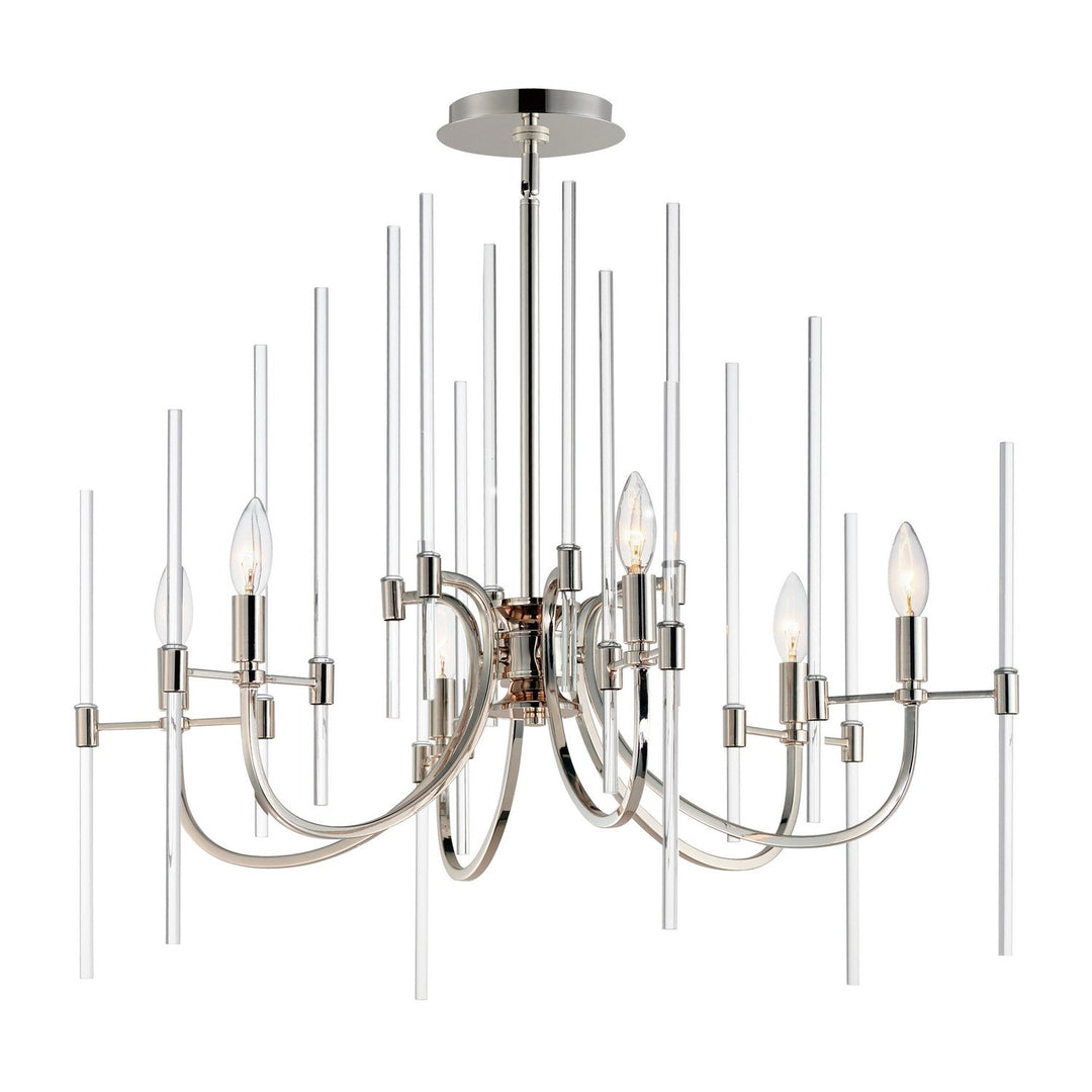 Maxim Divine 38407CLPN Chandelier Light - Polished Nickel