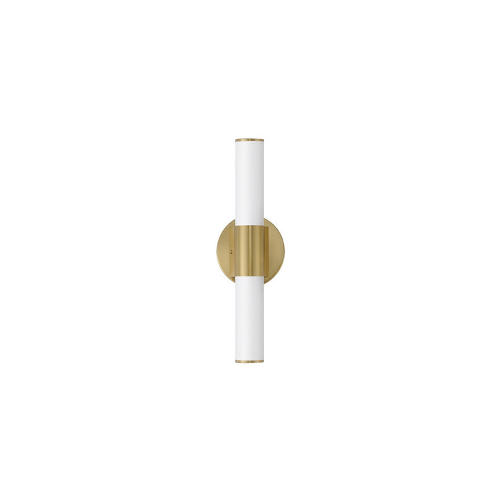 Maxim Tubo 52500WTNAB Bath Vanity Light 6 in. wide - Natural Aged Brass