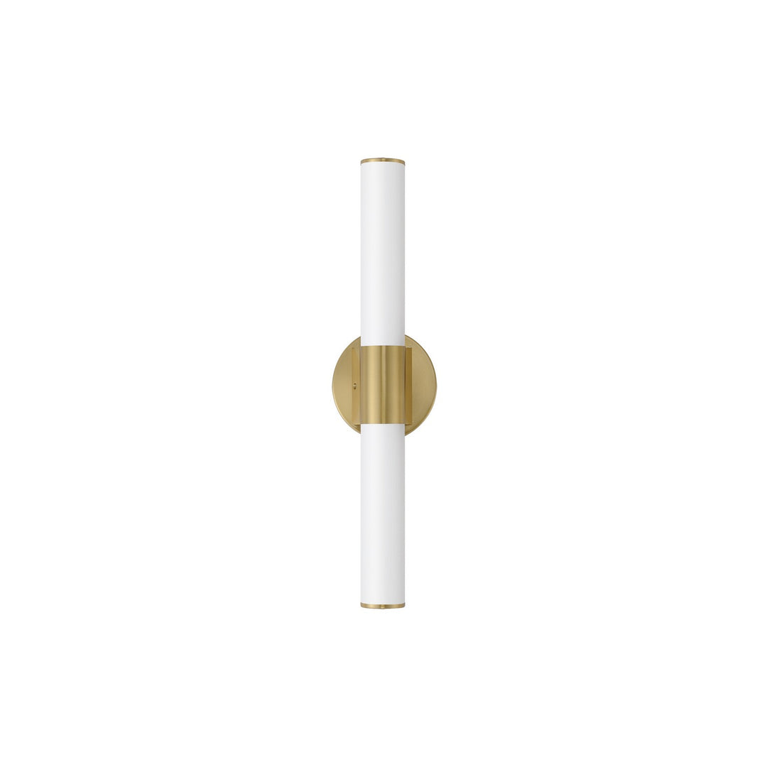 Maxim Tubo 52502WTNAB Bath Vanity Light 6 in. wide - Natural Aged Brass