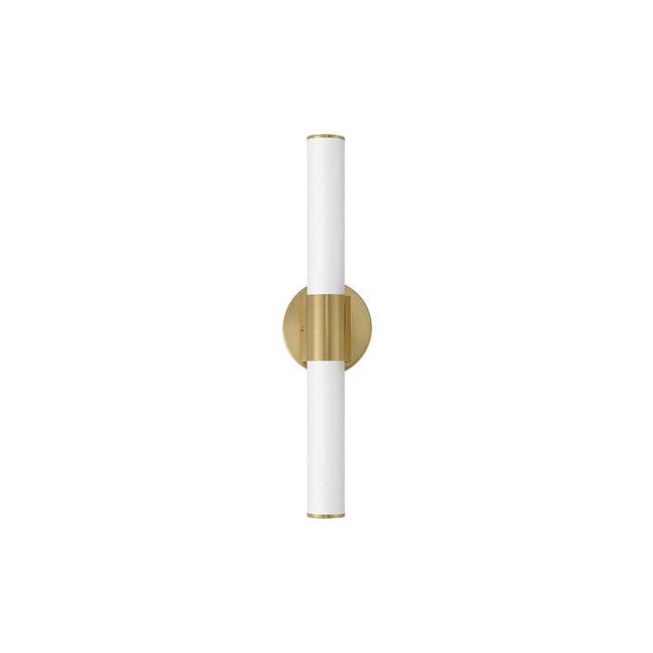 Maxim Tubo 52502WTNAB Bath Vanity Light 6 in. wide - Natural Aged Brass