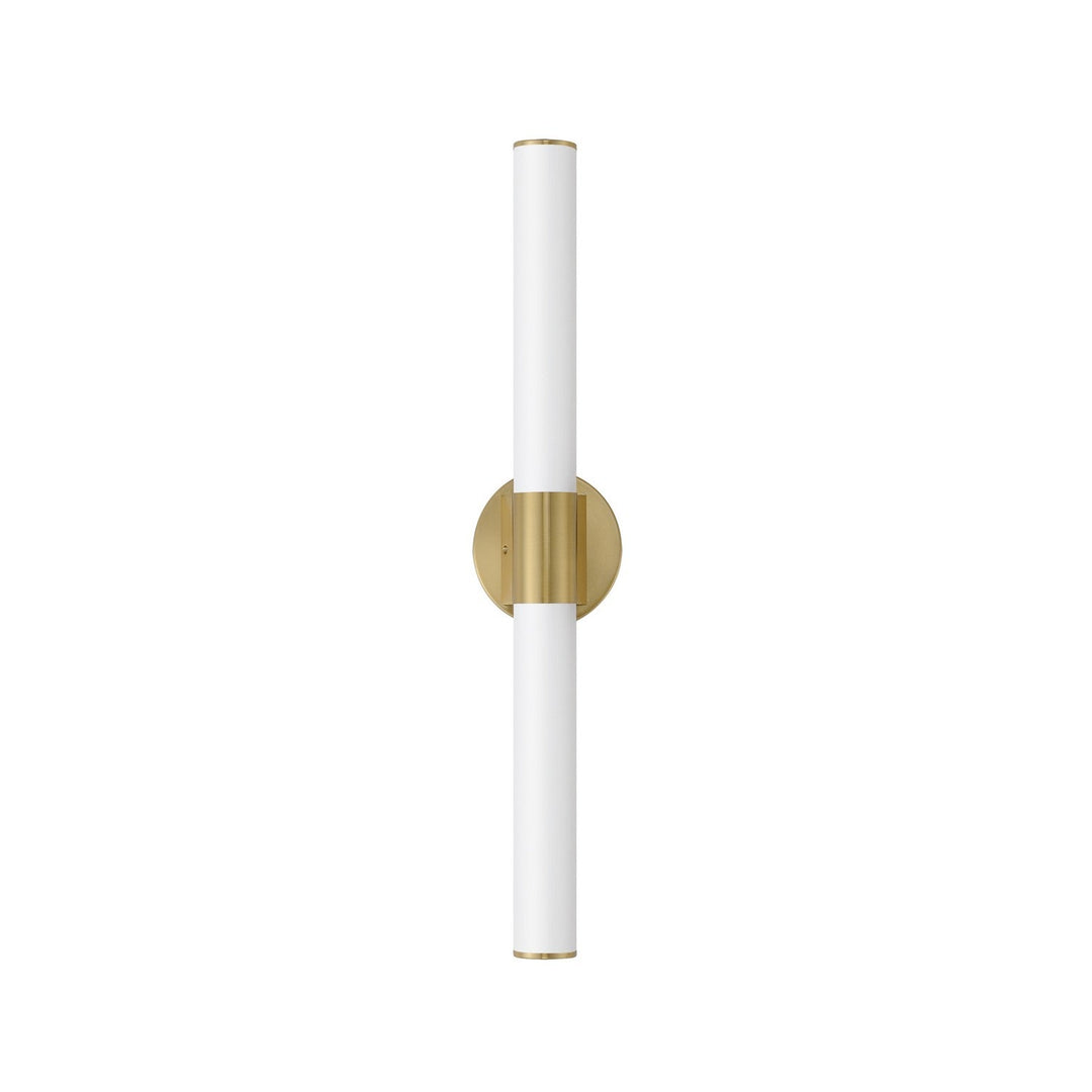 Maxim Tubo 52504WTNAB Bath Vanity Light 6 in. wide - Natural Aged Brass