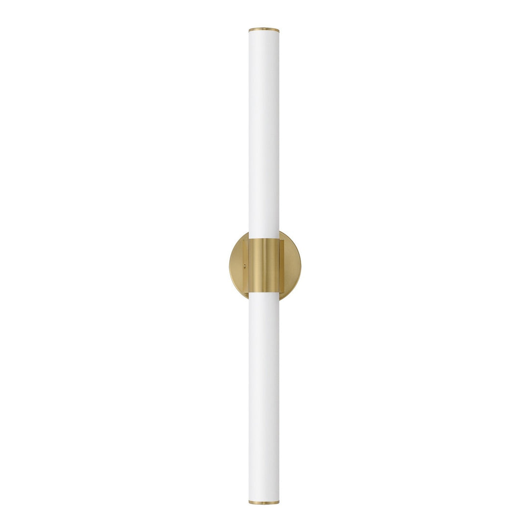 Maxim Tubo 52506WTNAB Bath Vanity Light 6 in. wide - Natural Aged Brass