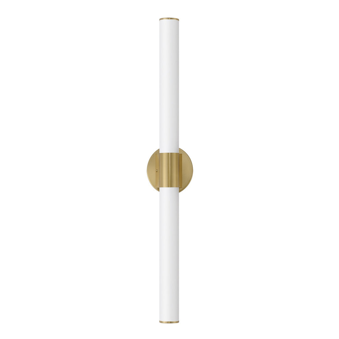 Maxim Tubo 52506WTNAB Bath Vanity Light 6 in. wide - Natural Aged Brass
