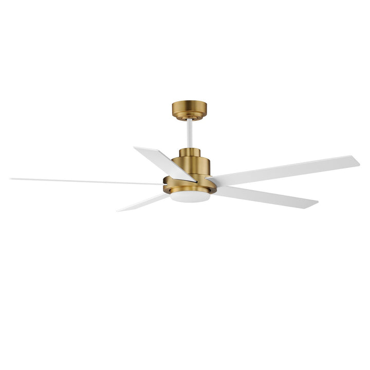 Maxim Lowell 88826WTNAB Ceiling Fan - Natural Aged Brass