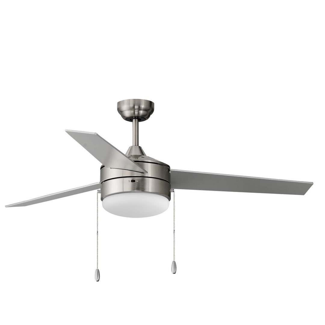 Maxim Trio 89906FTSNBK Ceiling Fan - Satin Nickel / Black