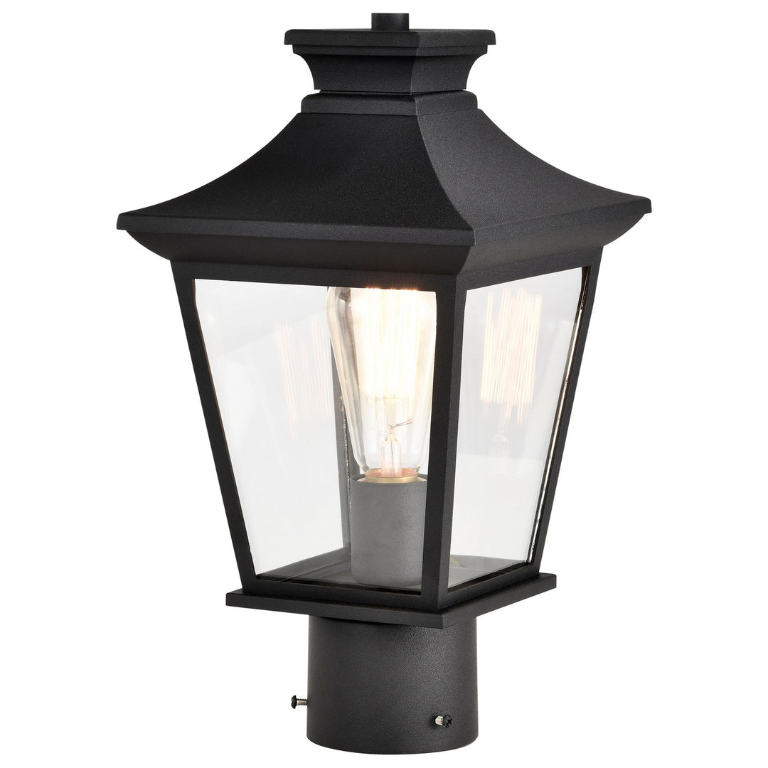 Nuvo Lighting 60-5745 Jasper One Light Outdoor Post Lantern Outdoor Black