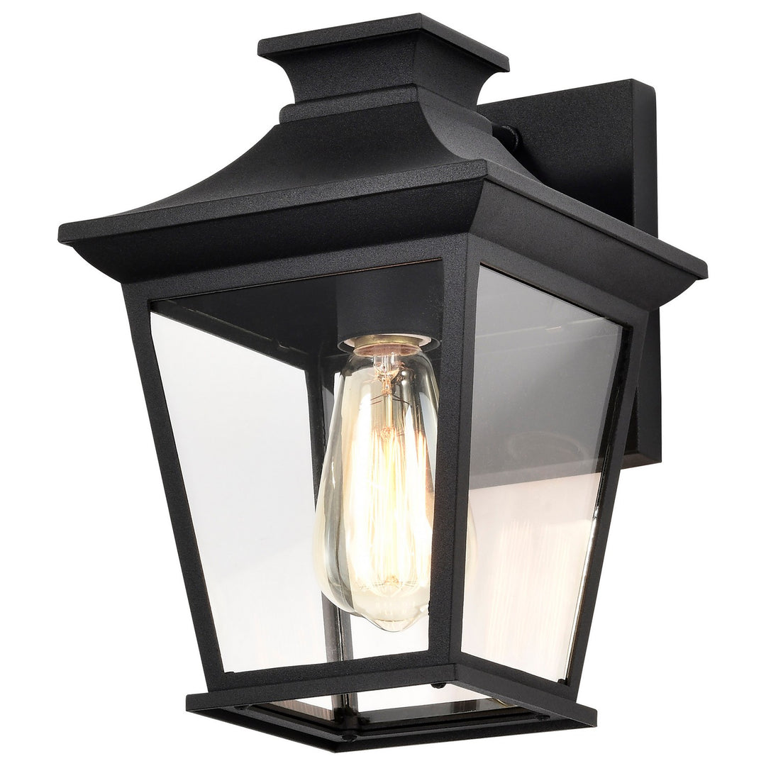 Nuvo Lighting 60-5747 Jasper One Light Outdoor Wall Lantern Outdoor Black
