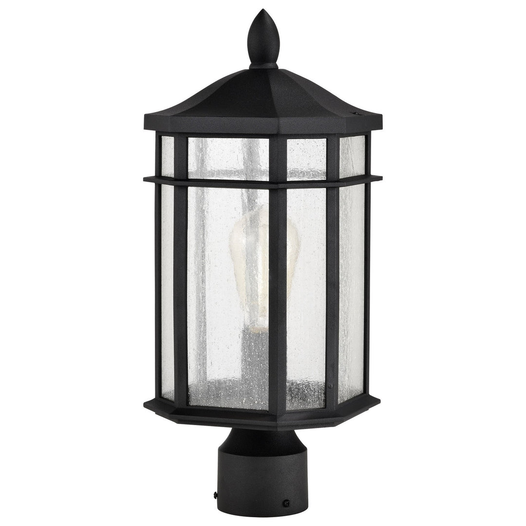 Nuvo Lighting 60-5758 Raiden One Light Outdoor Post Lantern Outdoor Black