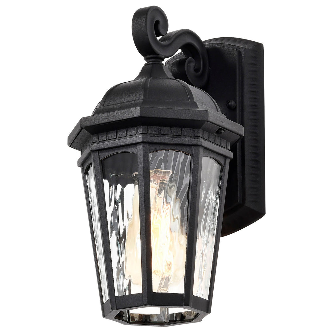 Nuvo Lighting 60-5945 East River One Light Outdoor Wall Lantern Outdoor Black