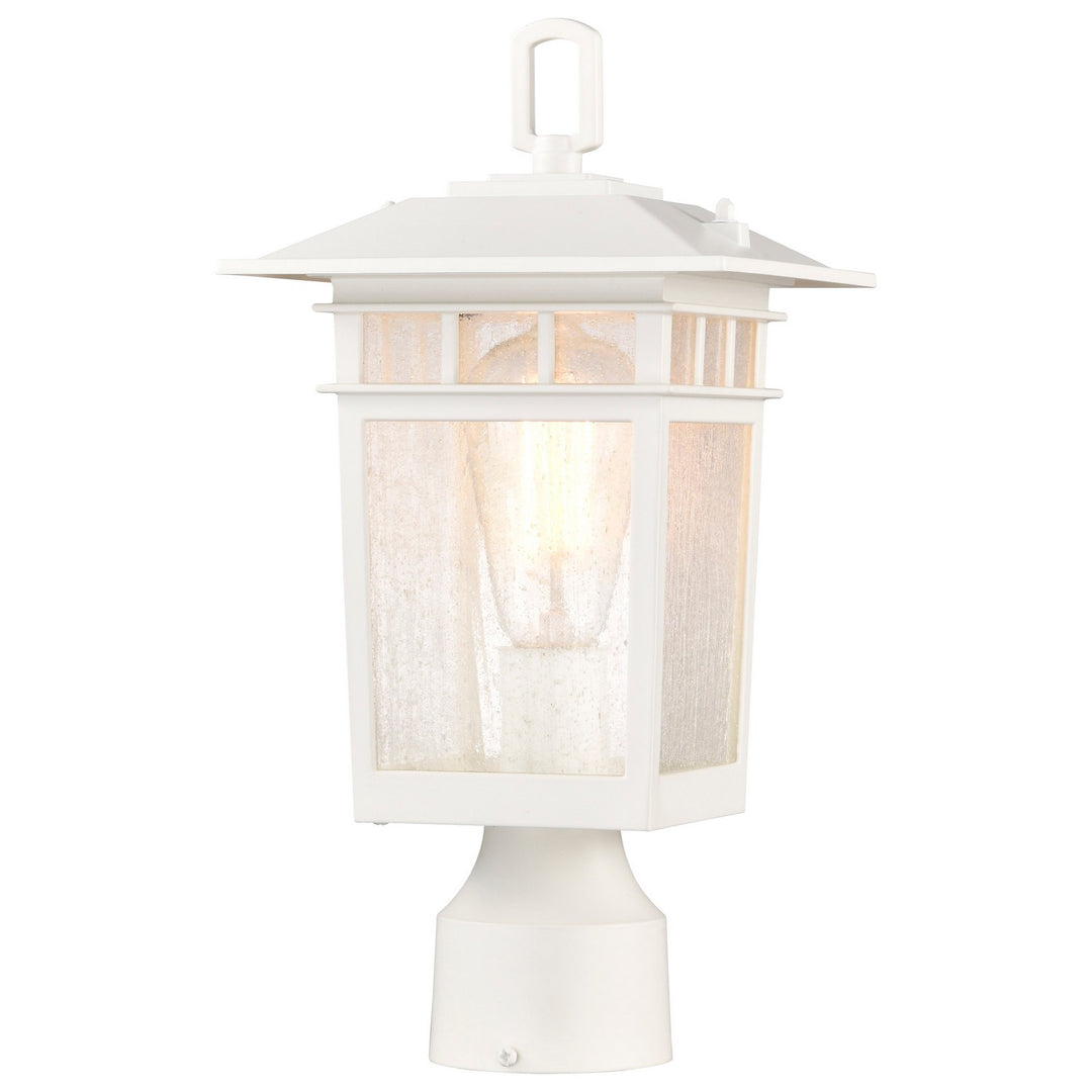 Nuvo Lighting 60-5954 Cove Neck One Light Outdoor Post Lantern Outdoor White