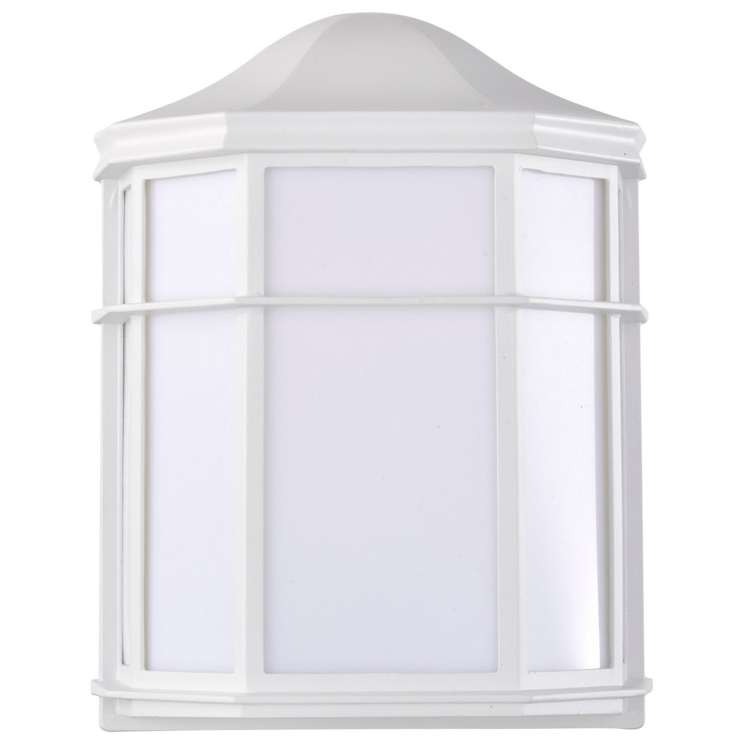 Nuvo Lighting 62-1396  Led Cage Lantern Fixture Outdoor White