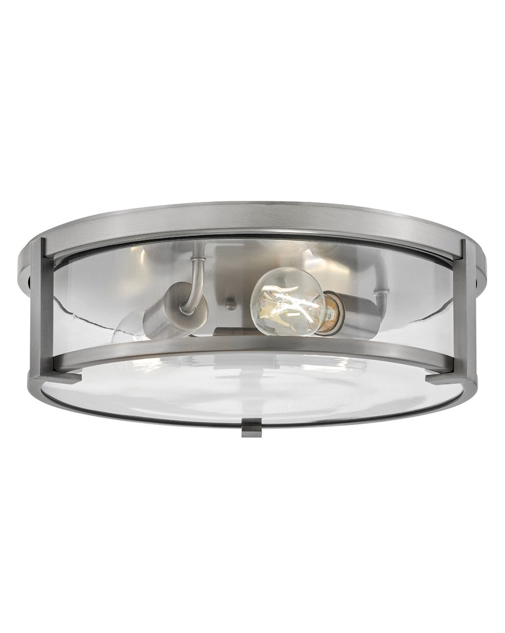 Hinkley Lowell 3243AN-CL Ceiling Light - Antique Nickel with Clear glass