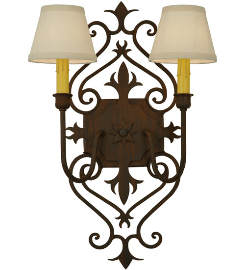 Meyda Tiffany Louisa 134881 Wall Light - Rust