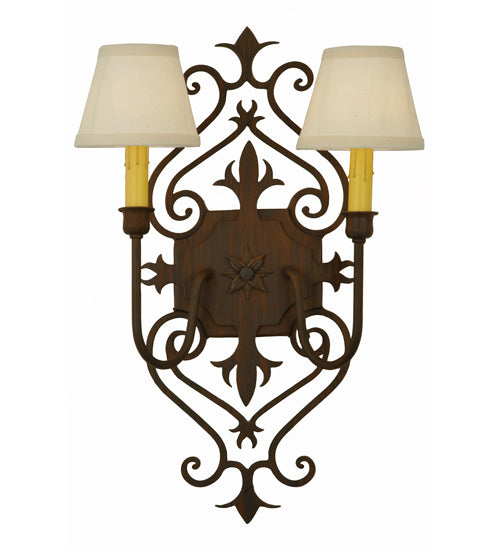 Meyda Tiffany Louisa 134881 Wall Light - Rust