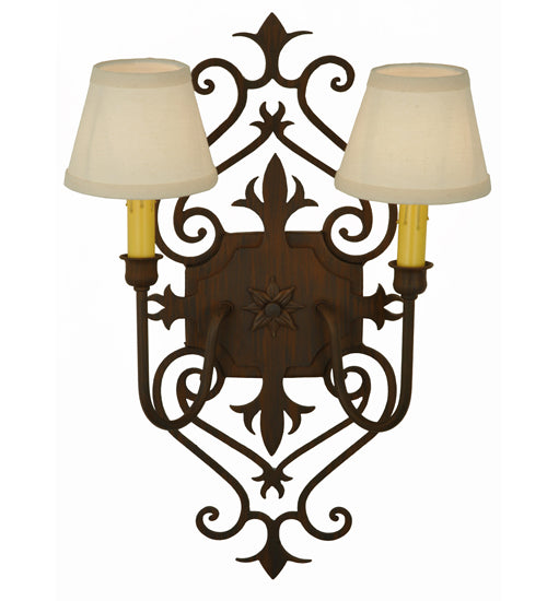 Meyda Tiffany Louisa 134881 Wall Light - Rust