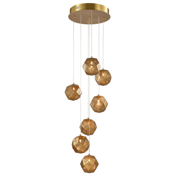 Kanova & Co. Zara KCH3103-7 Chandelier Light - Burnished Brass