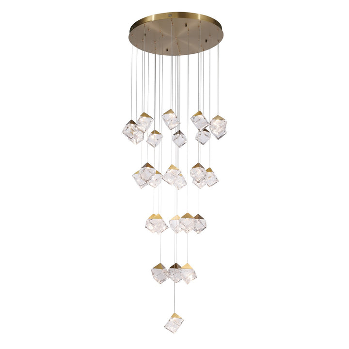 Kanova & Co. Pensey KCH3210R-27BS Chandelier Light - Burnished Brass