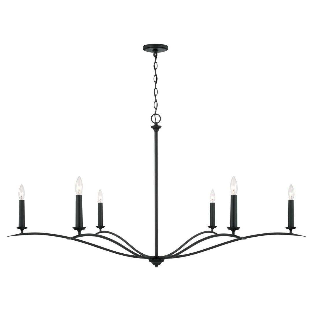 Capital Grady 450661BI Chandelier Light - Black Iron