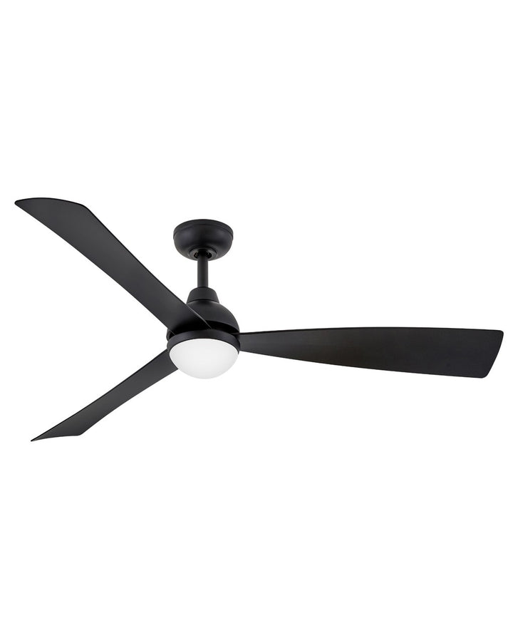 Hinkley Una 905656FMB-LDD Ceiling Fan 56 - Matte Black, Matte Black/