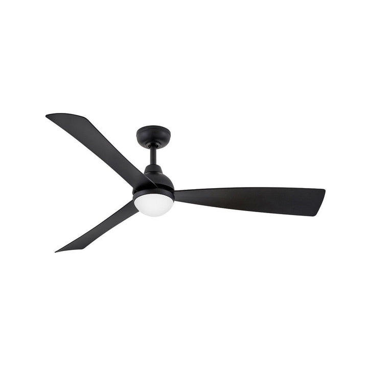 Hinkley Una 905656FMB-LDD Ceiling Fan 56 - Matte Black, Matte Black/