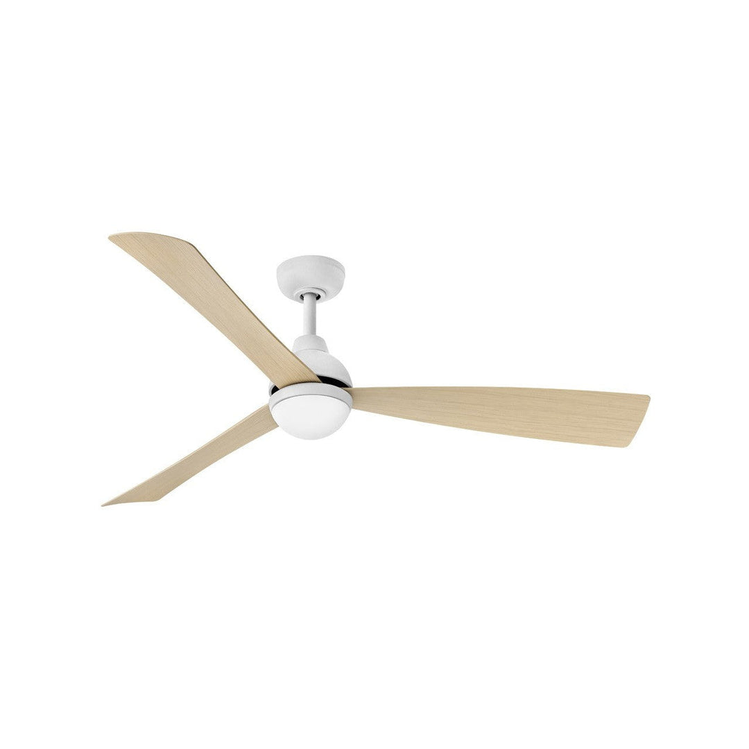 Hinkley Una 905656FMW-LDD Ceiling Fan 56 - Matte White, Natural/