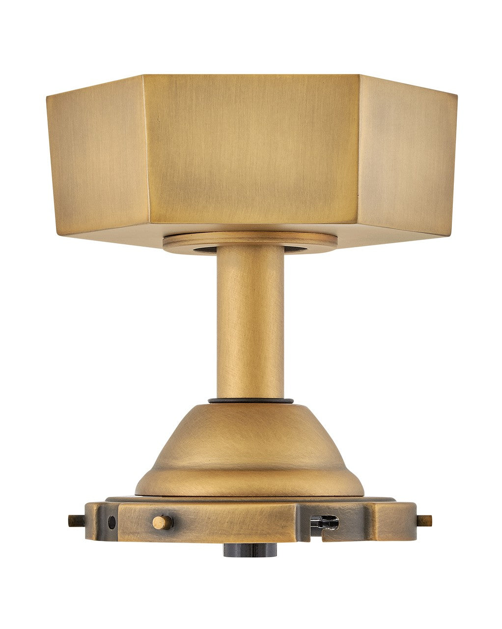 Hinkley Facet 99058FHB Ceiling Fan - Heritage Brass