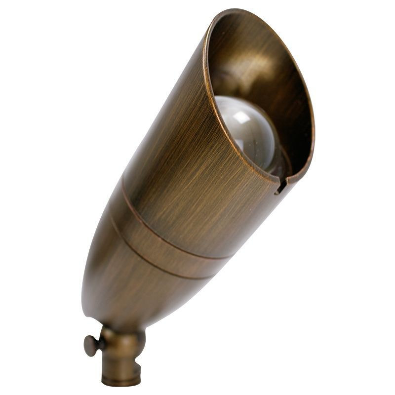 Westgate Lighting AD-018-MCT-AZ  Led Spot Light Landscape Light Brass - Antique