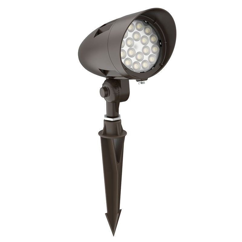 Westgate Lighting FLVX-MD-24W-40K-BR  Bullet Landscape Light Bronze / Dark