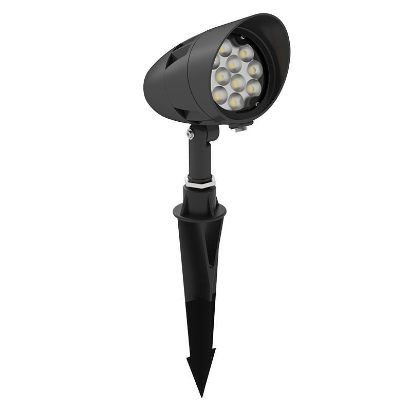 Westgate Lighting FLVX-SM-12W-40K-BK  Bullet Landscape Light Black