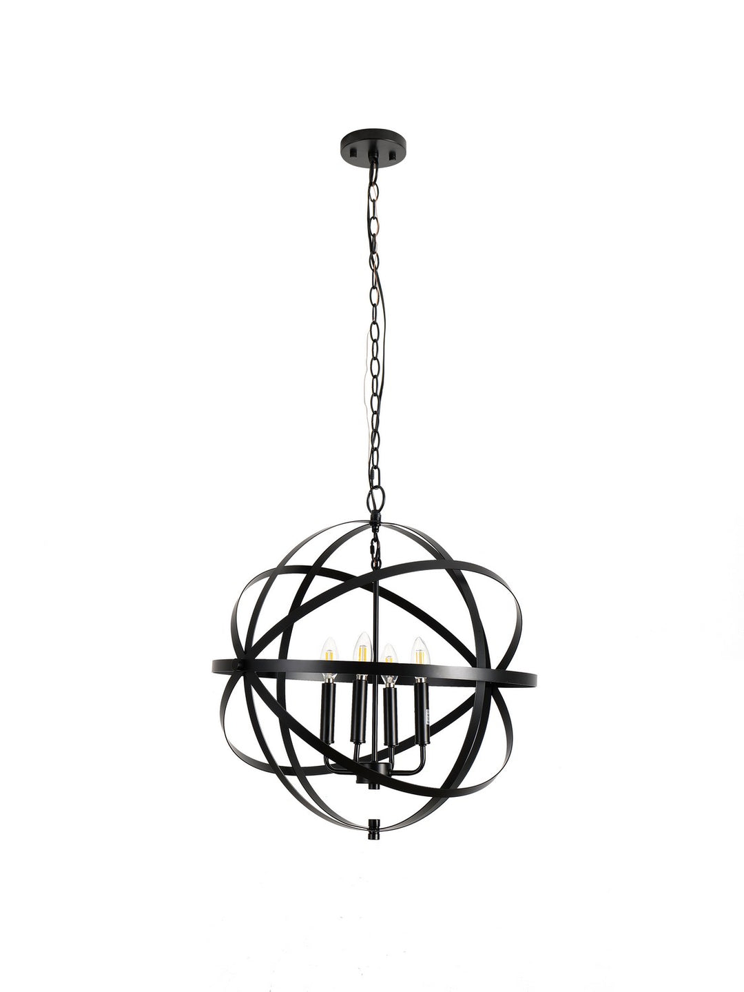 Revolution Sphere SH224BK-2 Chandelier Light - Black